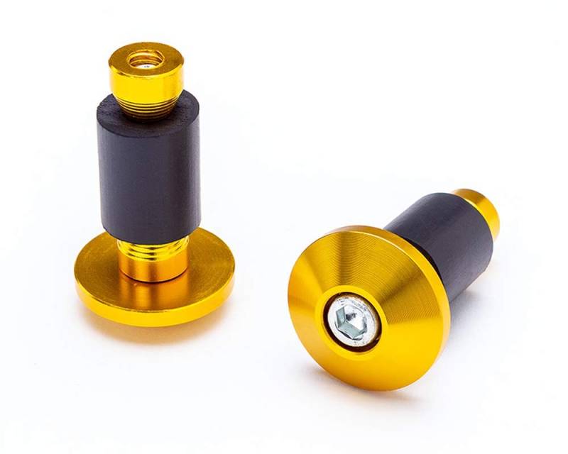 Motorrad Lenkergewichte CNC Aluminium Für 22mm 7/8" Lenker - Gold von Alchemy Parts