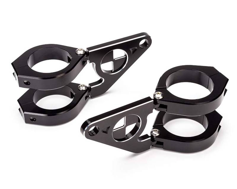 Motorrad Scheinwerfer-Halter Passend Für BMW Cafe Racer Projekt - Schwarz, 38-39mm von Alchemy Parts