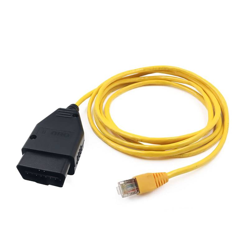 Alchiauto Ethernet OBD OBDii Rj45 ENET obd2 Cable for Interface E-S-Y-S I-COM Coding F-Series for B-M-W von Alchiauto