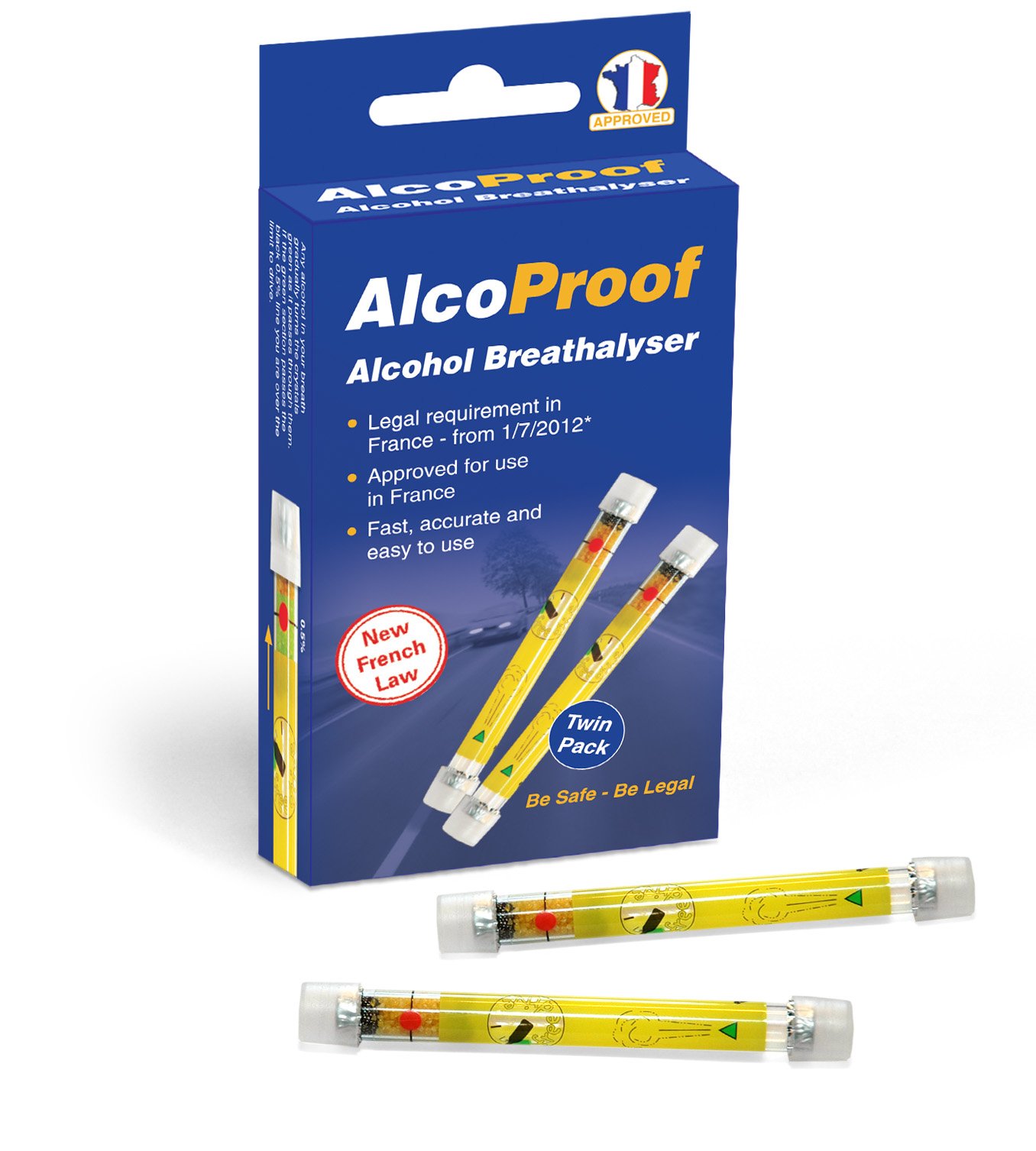 French Alkoholtest – zertifiziert French breathalyzers von Alcoproof
