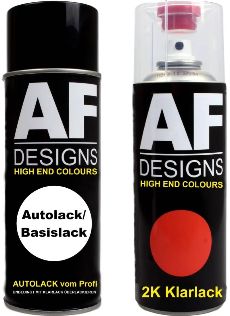 2K Spraydose Set für FIAT 111 Rosso Garanza 2K Klarlack Basislack Sprühdose 400ml von Alex Flittner Designs