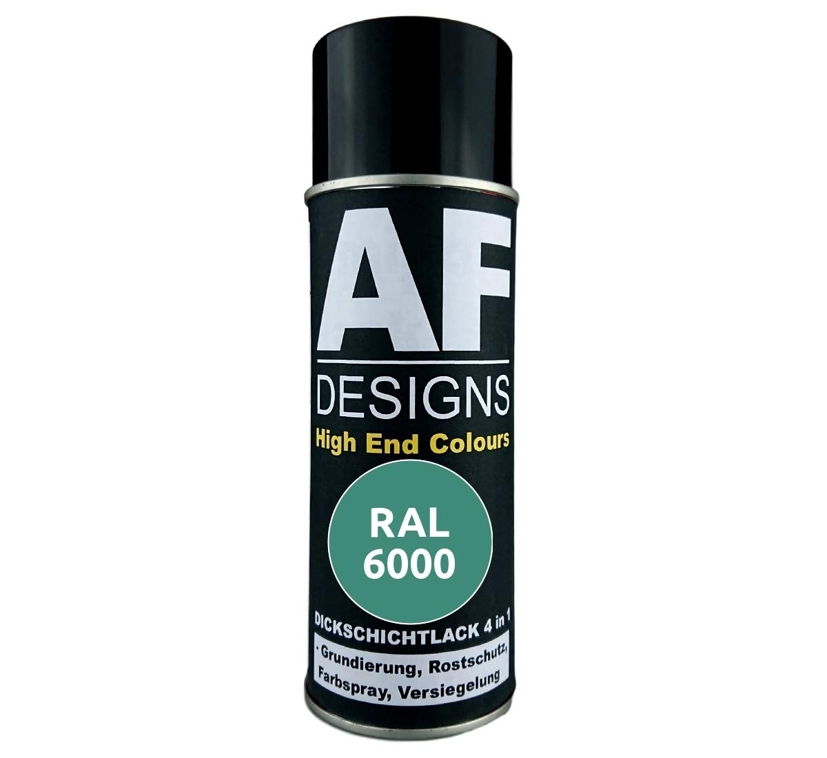 4 in 1 RAL 6000 Patinagrün Dickschichtlack Lack Spray Spraydose von Alex Flittner Designs