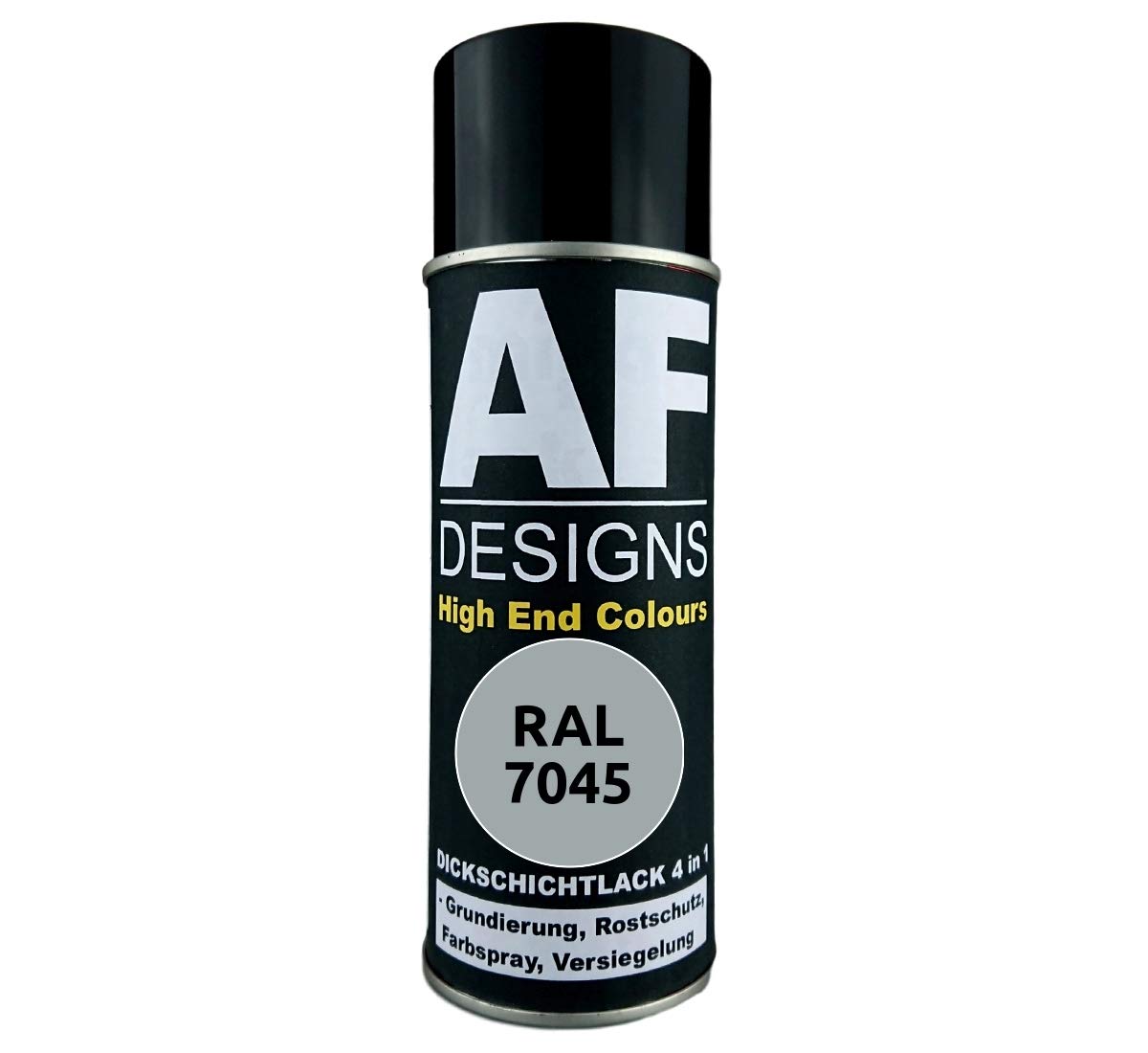 4 in 1 RAL 7045 Telegrau 1 Dickschichtlack Lack Spray Spraydose von Alex Flittner Designs