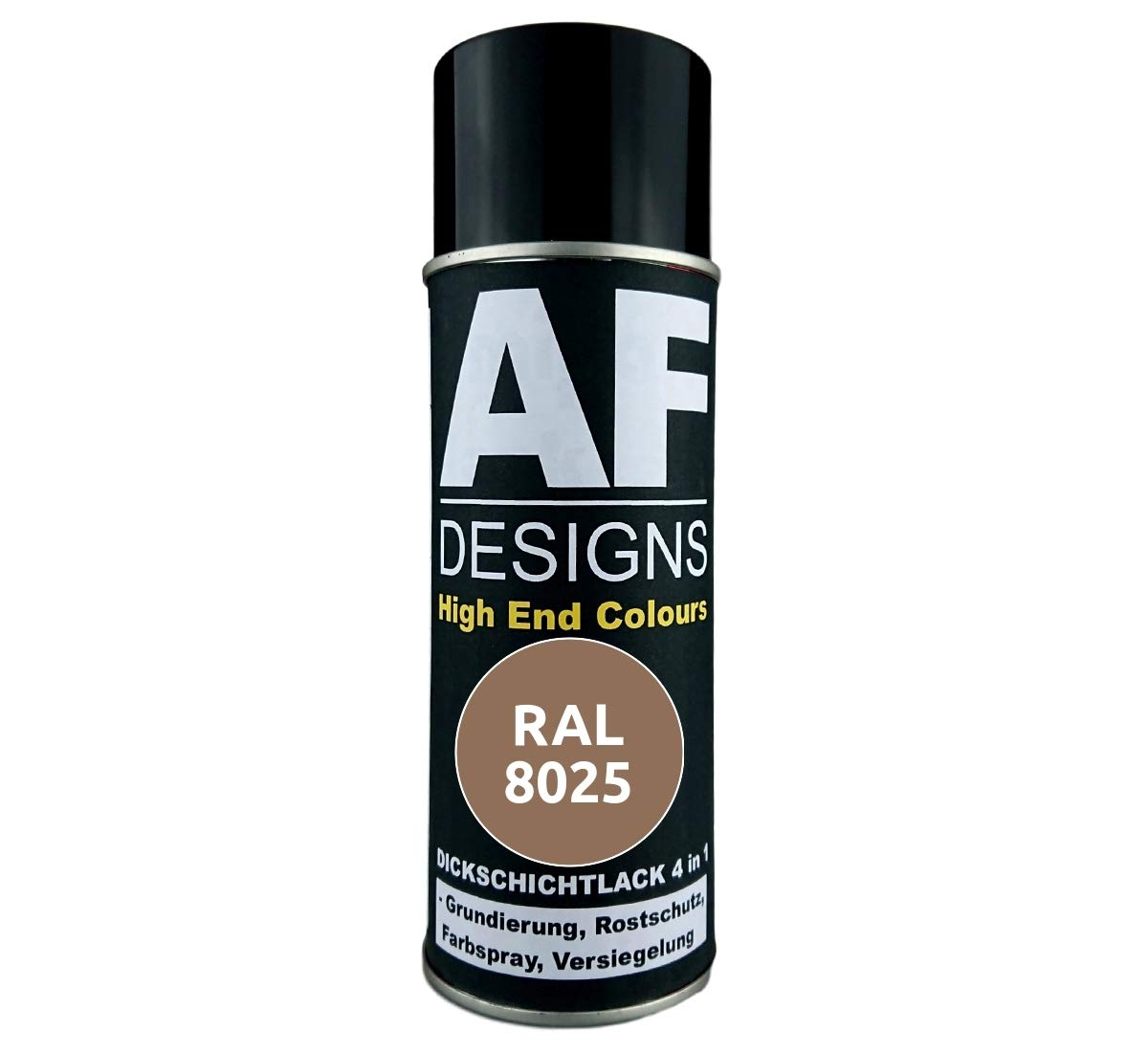 4 in 1 RAL 8025 Blassbraun Dickschichtlack Lack Spray Spraydose von Alex Flittner Designs