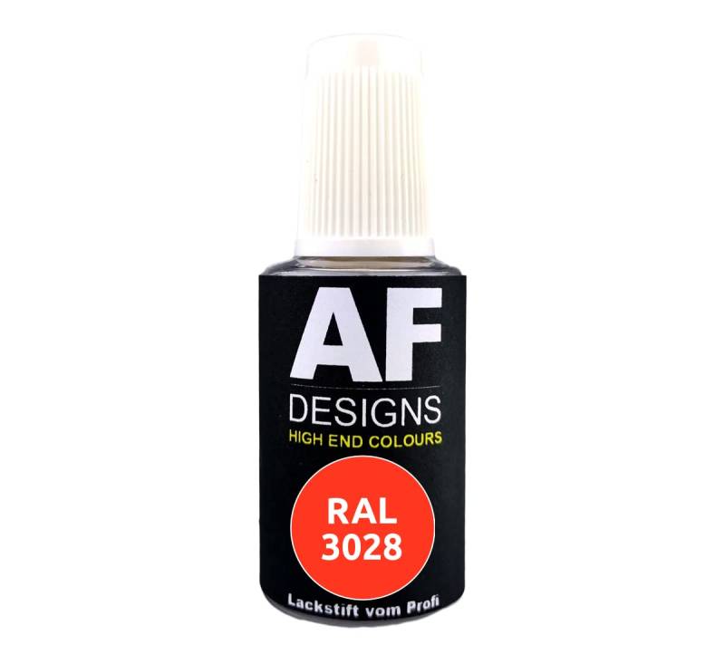 Alex Flittner Designs Lackstift RAL 3028 REINROT glänzend 20ml Reparaturstift Acryl Retuschierlack Reparaturlack Holz Metall Möbel Bad von Alex Flittner Designs