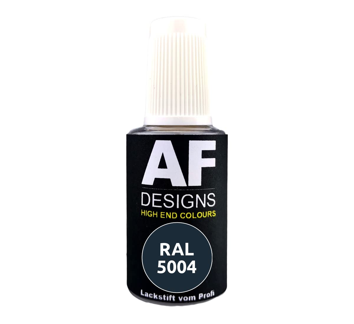 Alex Flittner Designs Lackstift RAL 5004 Schwarzblau seidenmatt 20ml Reparaturstift Acryl Retuschierlack Reparaturlack Holz Metall Möbel Bad von Alex Flittner Designs