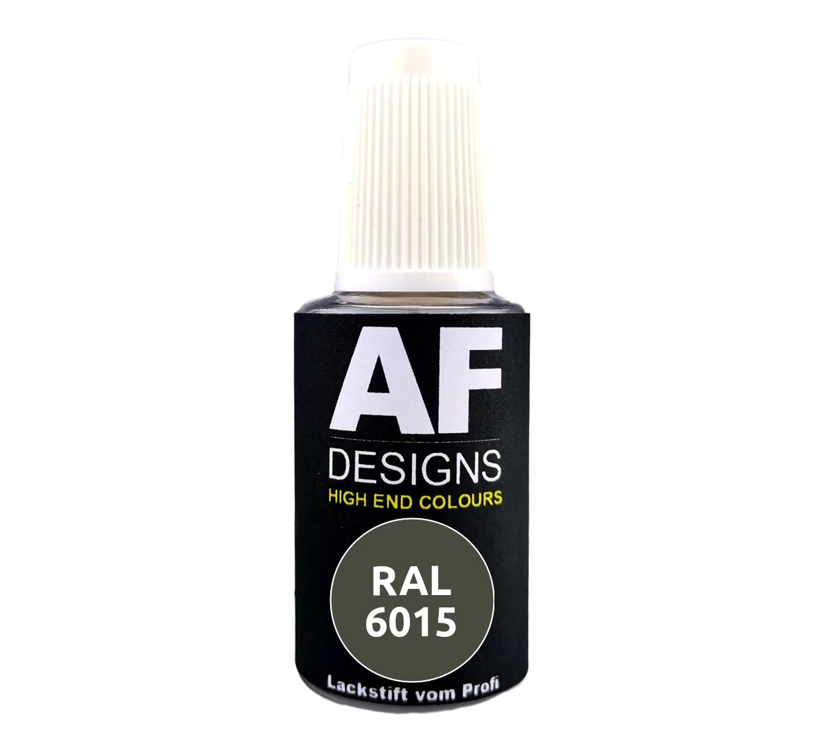 Alex Flittner Designs Lackstift RAL 6015 SCHWARZOLIV matt 20ml Reparaturstift Acryl Retuschierlack Reparaturlack Holz Metall Möbel Bad von Alex Flittner Designs