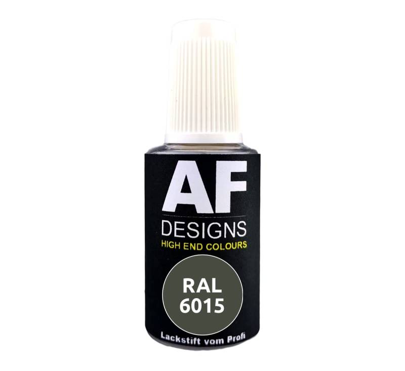 Alex Flittner Designs Lackstift RAL 6015 SCHWARZOLIV matt 20ml Reparaturstift Acryl Retuschierlack Reparaturlack Holz Metall Möbel Bad von Alex Flittner Designs