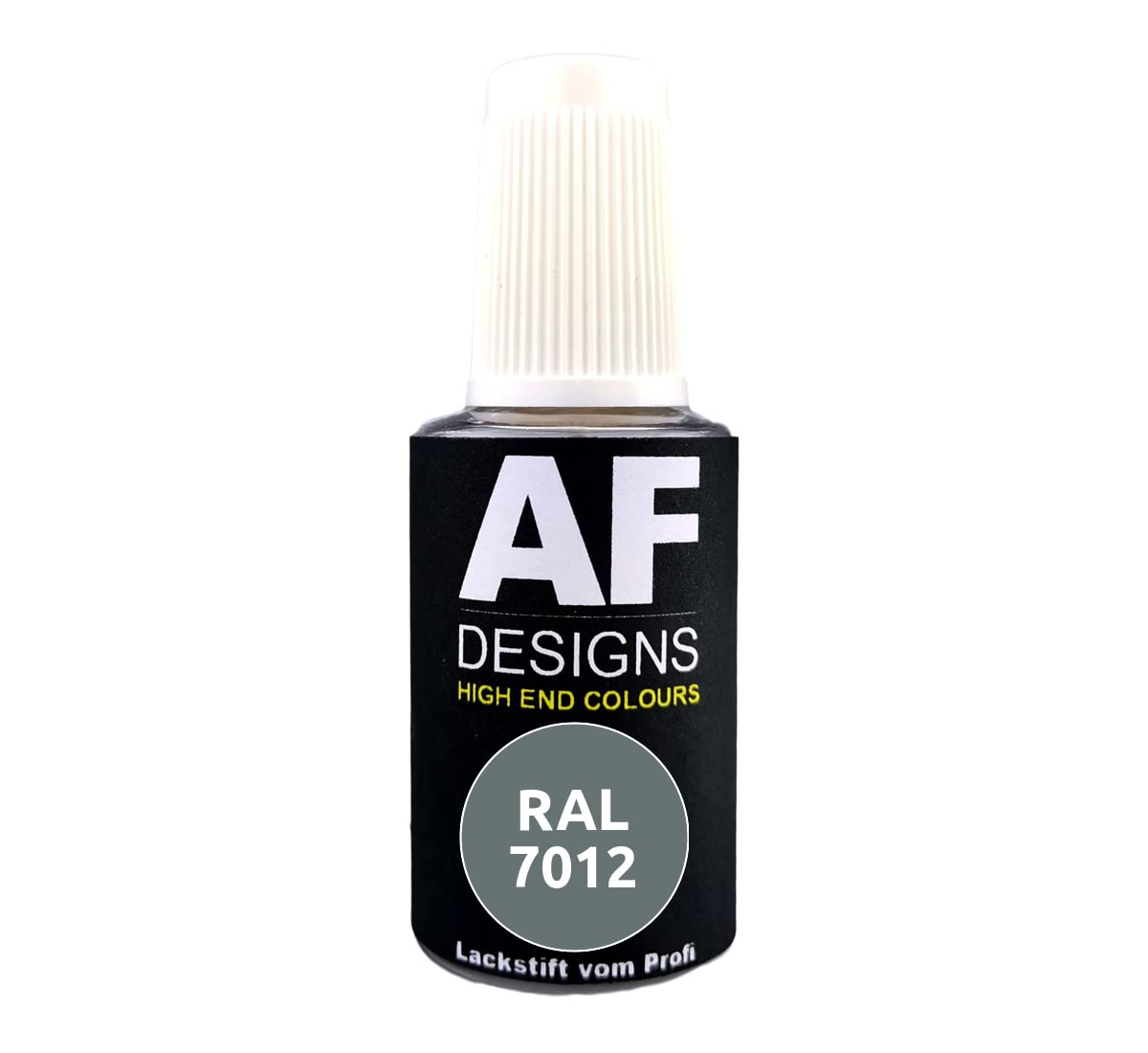 Alex Flittner Designs Lackstift RAL 7012 BASALTGRAU seidenmatt 20ml Reparaturstift Acryl Retuschierlack Reparaturlack Holz Metall Möbel Bad von Alex Flittner Designs