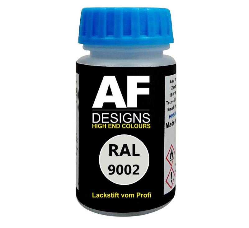 Alex Flittner Designs Lackstift RAL 9002 GRAUWEISS glänzend 50ml schnelltrocknend Acryl von Alex Flittner Designs