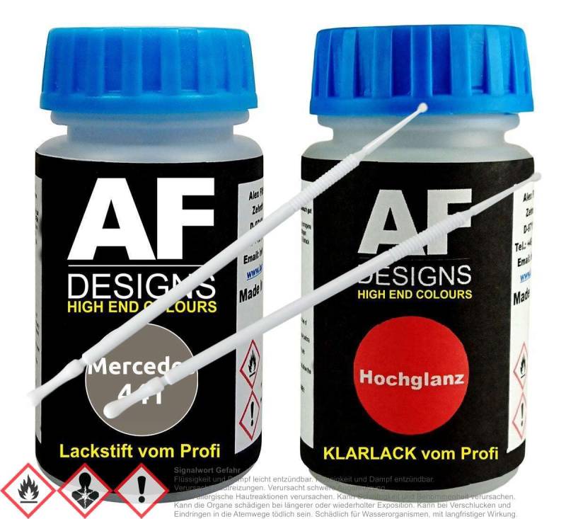 Alex Flittner Designs Lackstift Set für Mercedes Benz 441 Impala Metallic Klarlack Lacktupfer Autolack von Alex Flittner Designs