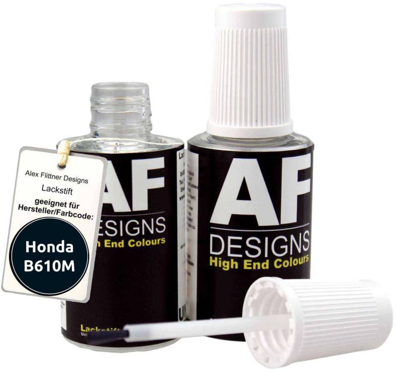 Alex Flittner Designs Lackstift für Honda B610M Midnight Blue Beam Metallic schnelltrocknend 2x20ml von Alex Flittner Designs