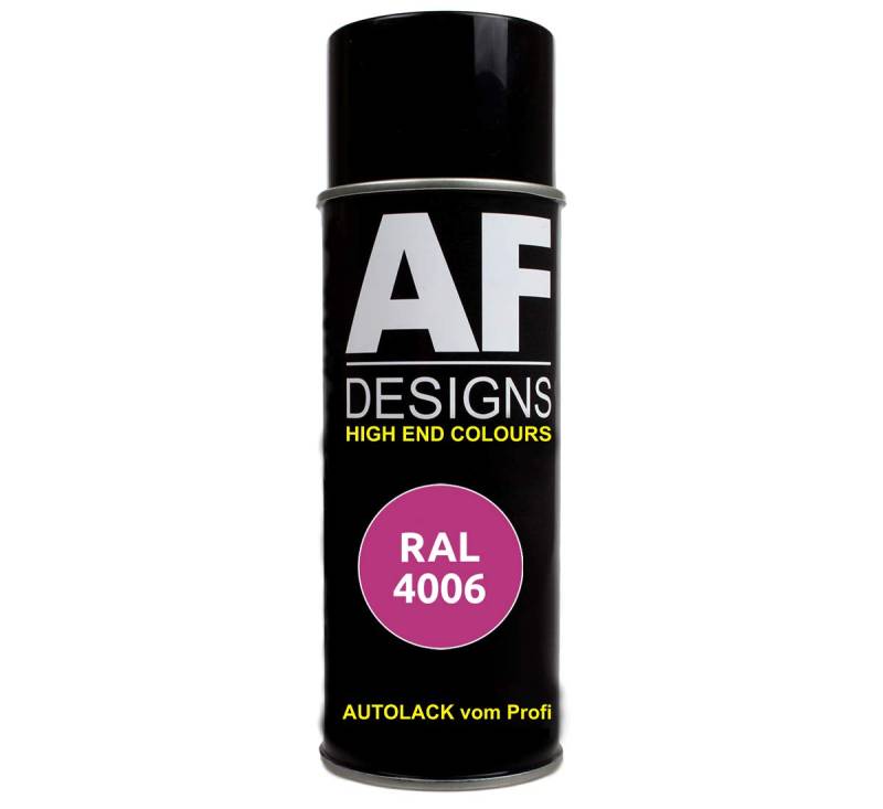 Alex Flittner Designs RAL Lackspray Autolack Sprühdose Spraydose RAL4006 VERKEHRSPURPUR glänzend von Alex Flittner Designs