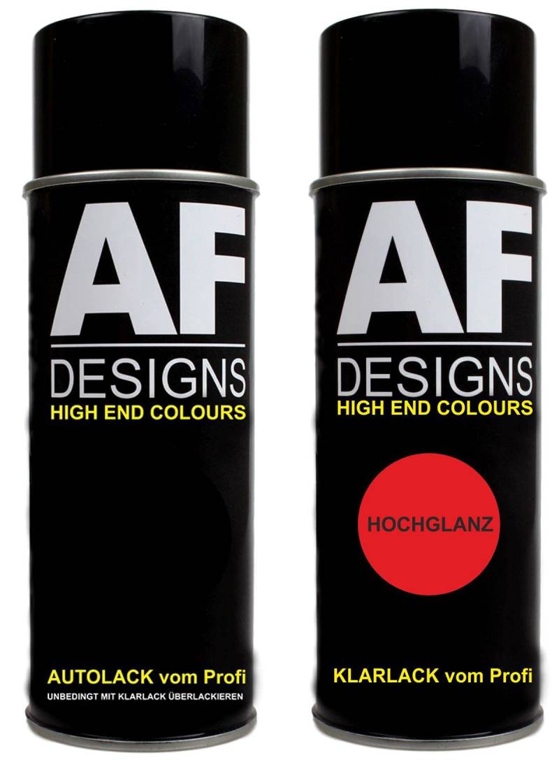 Autolack Spraydose Set für Ford FM6E Magnetic Metallic Basislack Klarlack Sprühdose 400ml von Alex Flittner Designs