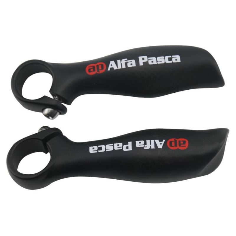 Alfa Pasca Carbon End Bars Fahrrad Lenker Bar 2PCS Griffe 22,2 mm(3K Matt) von Alfa Pasca