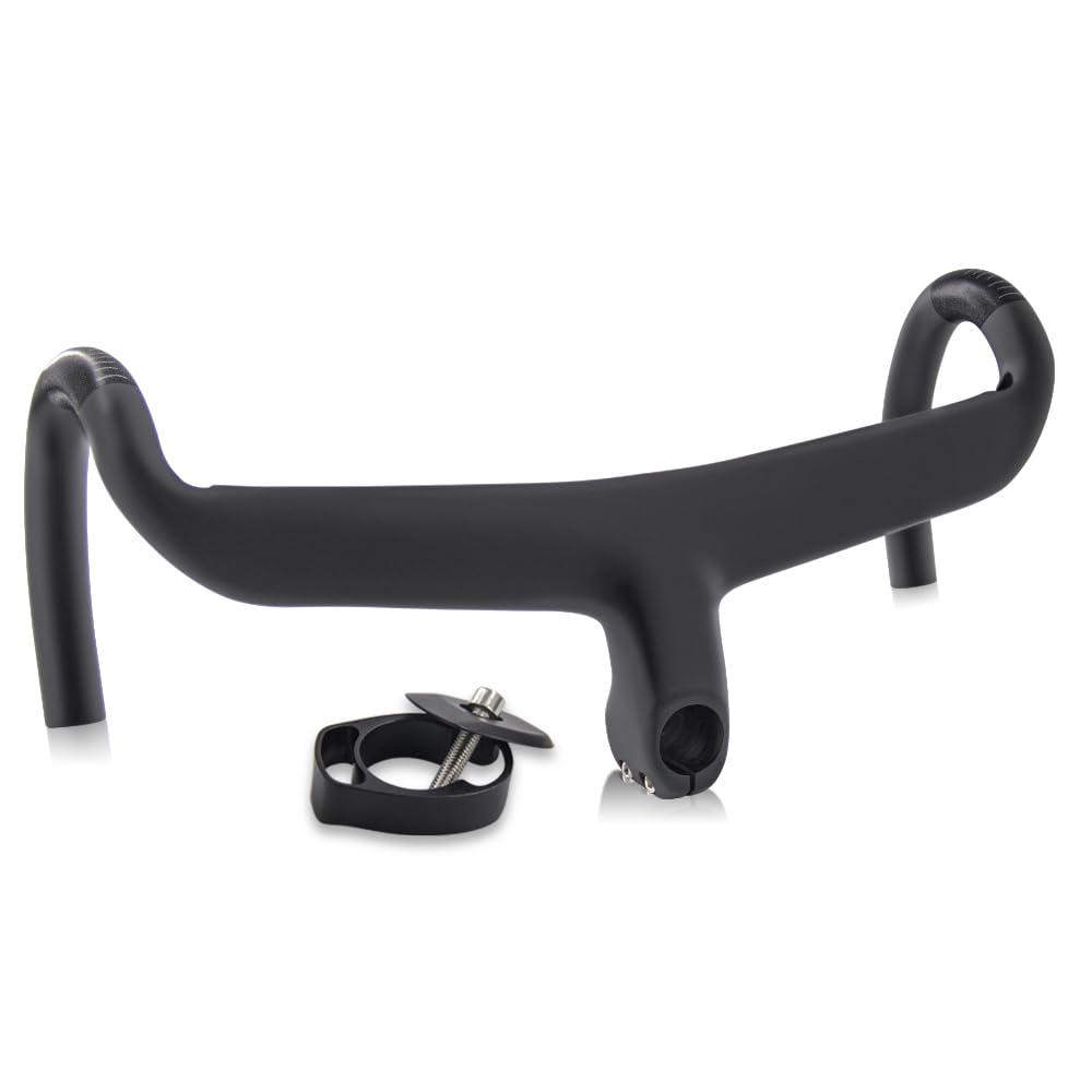 Alfa Pasca integrated handlebar 28.6mm aero lenker rennrad 400 * 90mm carbon lenker mit vorbau UD matt von Alfa Pasca