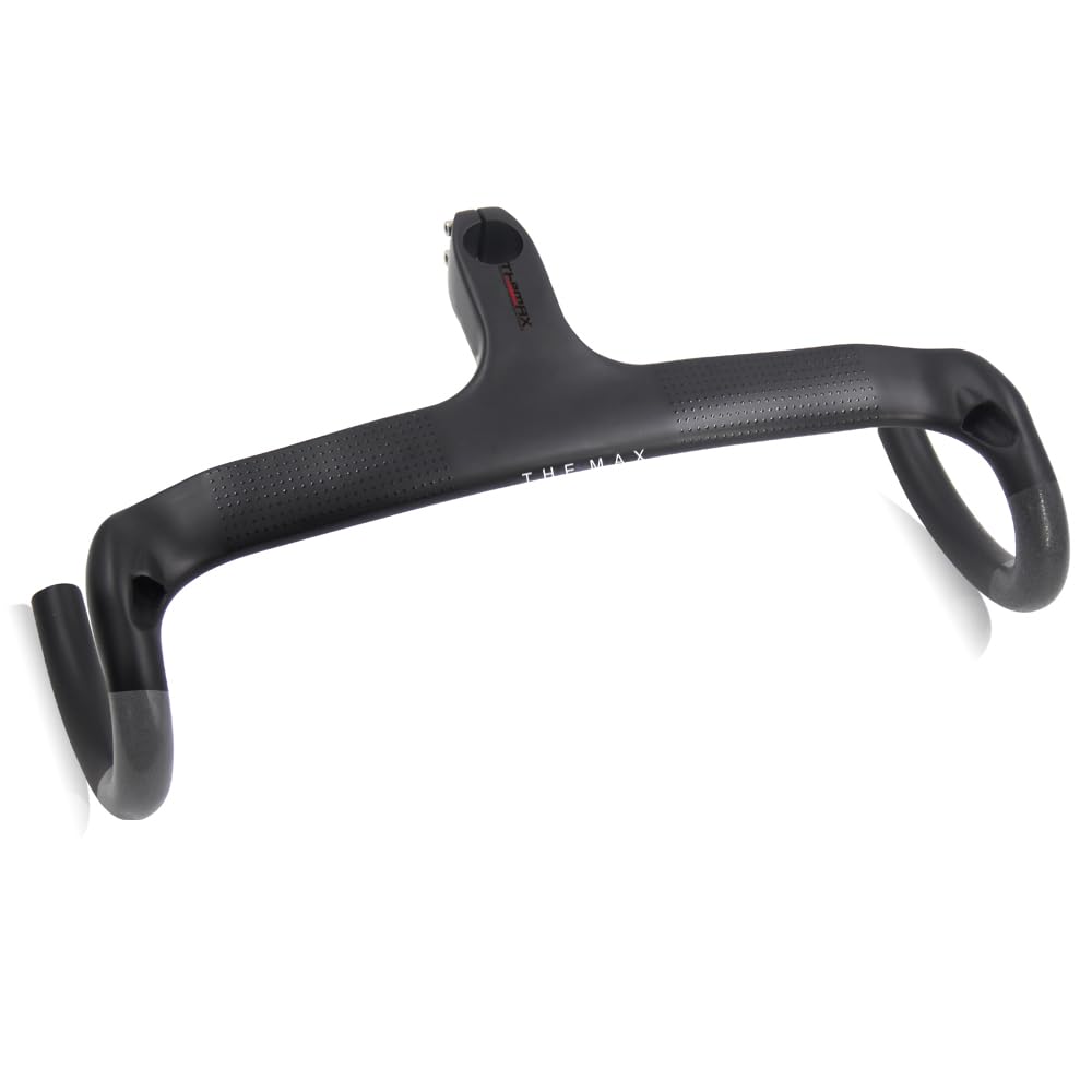 Alfa Pasca rennradlenker carbon mit vorbau 1-1/8'' Carbon Integrierter Lenker 420 * 110mm Radfahren Bent Bar von Alfa Pasca