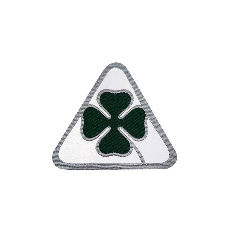 Alfa Romeo Patch Aufkleber Offizielle Grüner Vierblättriger Kleeblatt, 50 mm von Alfa Romeo