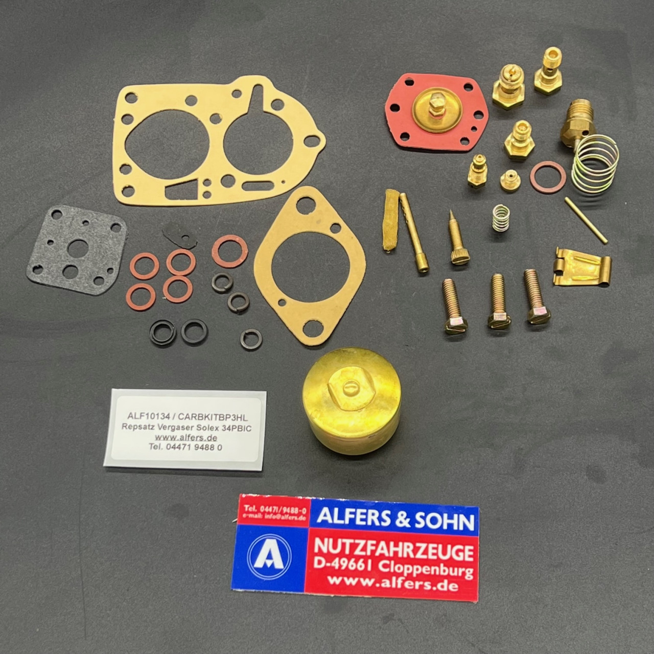 Reparatur Kit Vergaser Typ Solex 34 PBIC für Citroen 11CV  / 11D Traction von Alfers & Sohn Nutzfahrzeuge GmbH