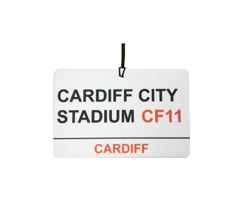 Ali Air Freshener Cardiff City Stadium Straßenschild Auto Lufterfrischer von Ali Air Freshener