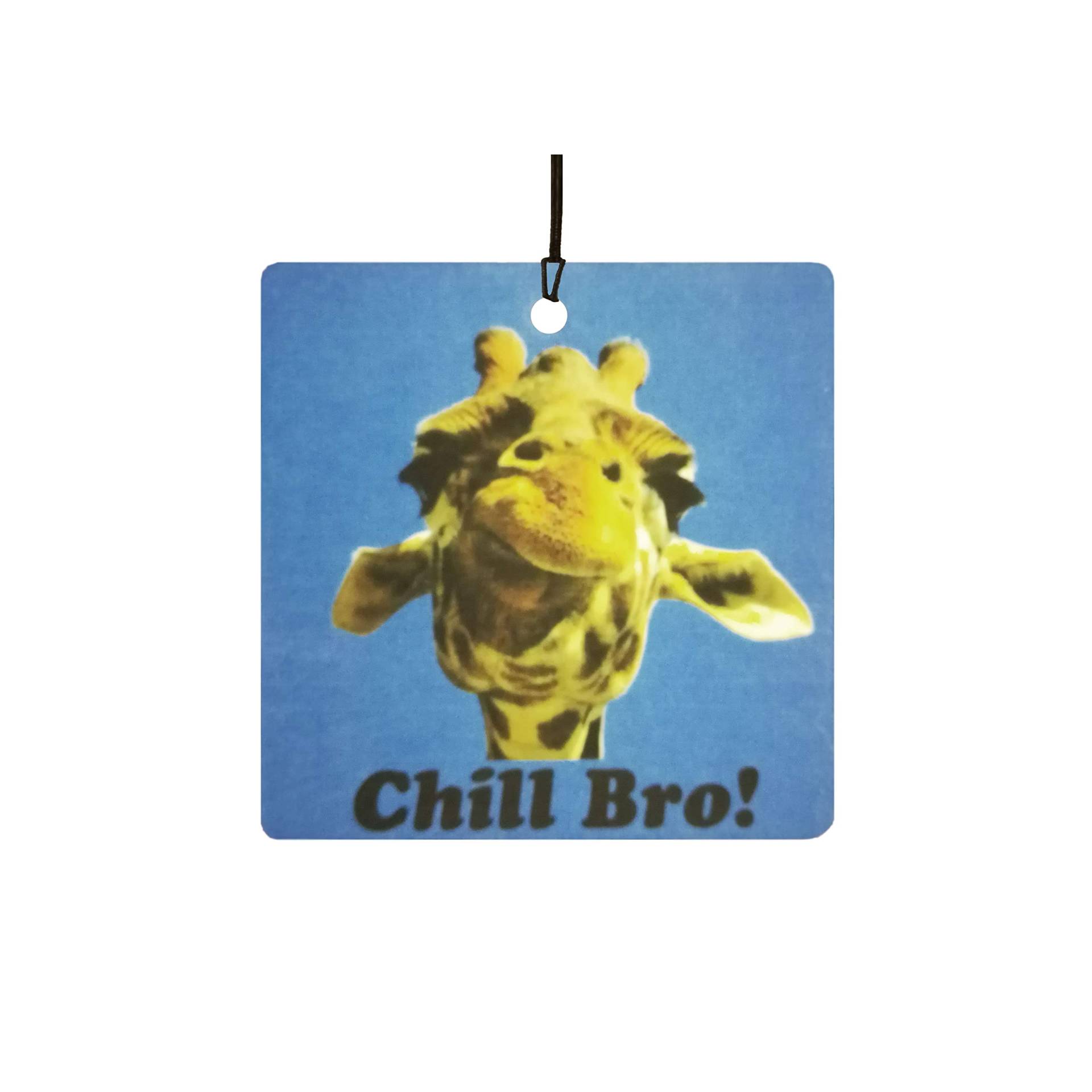 Ali Air Freshener Giraffe Chill Bro Auto Lufterfrischer - Lufterfrischer - Hängendes Papier - Vanille Duft von Ali Air Freshener