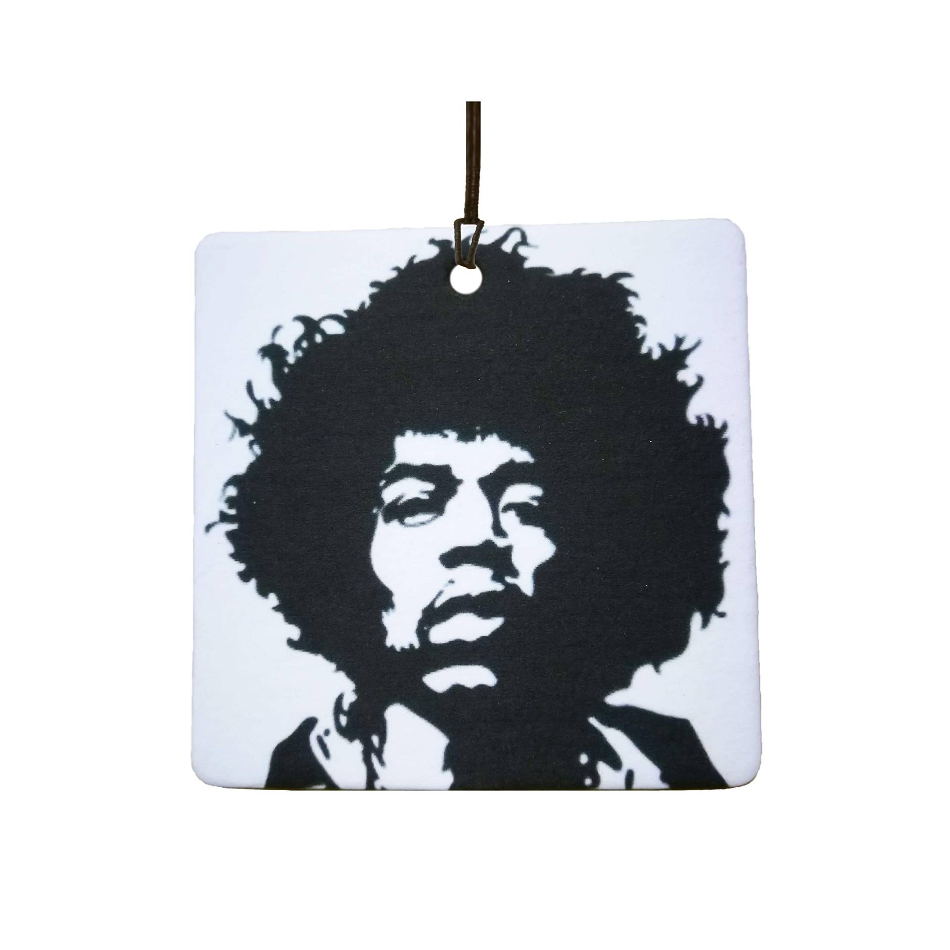 Ali Air Freshener Jimi Hendrix Auto Lufterfrischer - Duftanhänger von AAF - Hängendes Papier - 15 verschiedene Düfte - Ideal als Geschenk oder Dekoration für Auto, Haus oder Büro von Ali Air Freshener