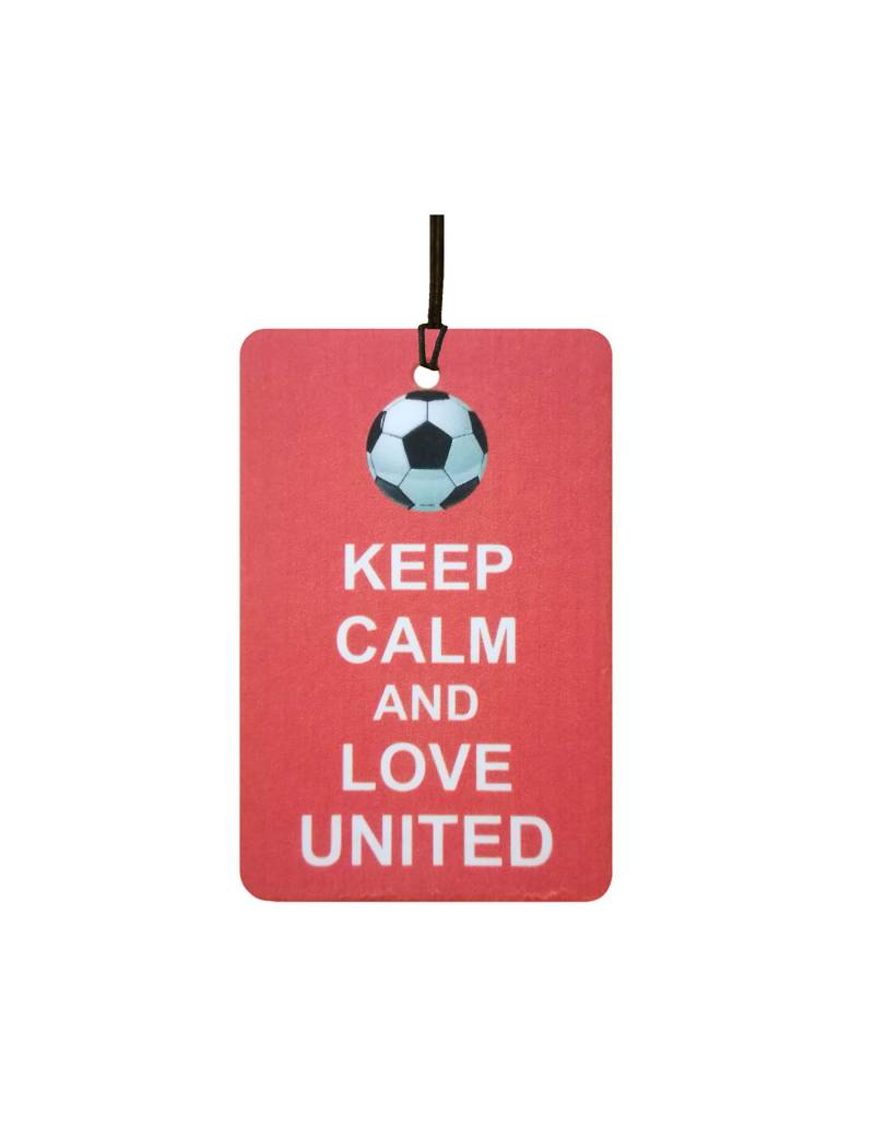 Ali Air Freshener Keep Calm and Love Man Utd Auto Lufterfrischer von Ali Air Freshener