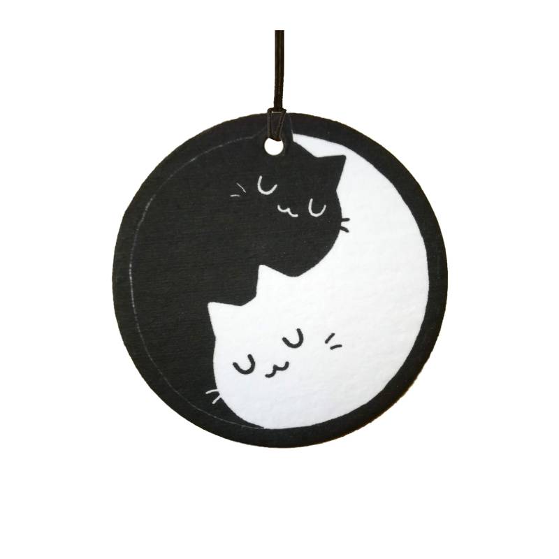 Ali Air Freshener Yin Yang Cats Auto Lufterfrischer von Ali Air Freshener