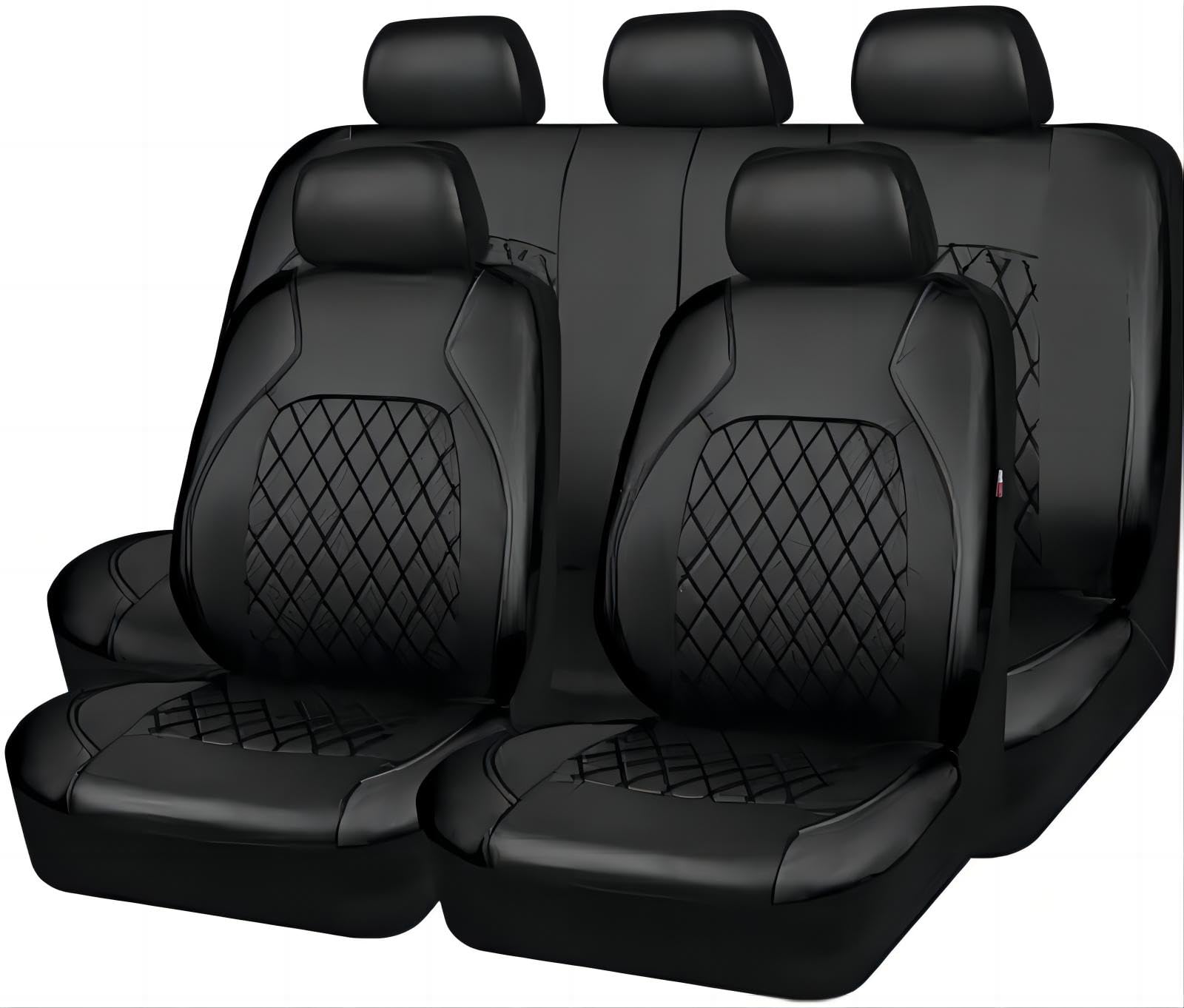 Alice66 Auto Sitzbezüge für VW Touran 1.Gen (1T) 2006-2010 2011 2012 2013 2014 2015 5-Seats, Komfortabel Wasserdicht Sitzbezüge Auto Hautfreundliche Textur Autositzbezüge Sitzschoner, Auto Zubehör von Alice66