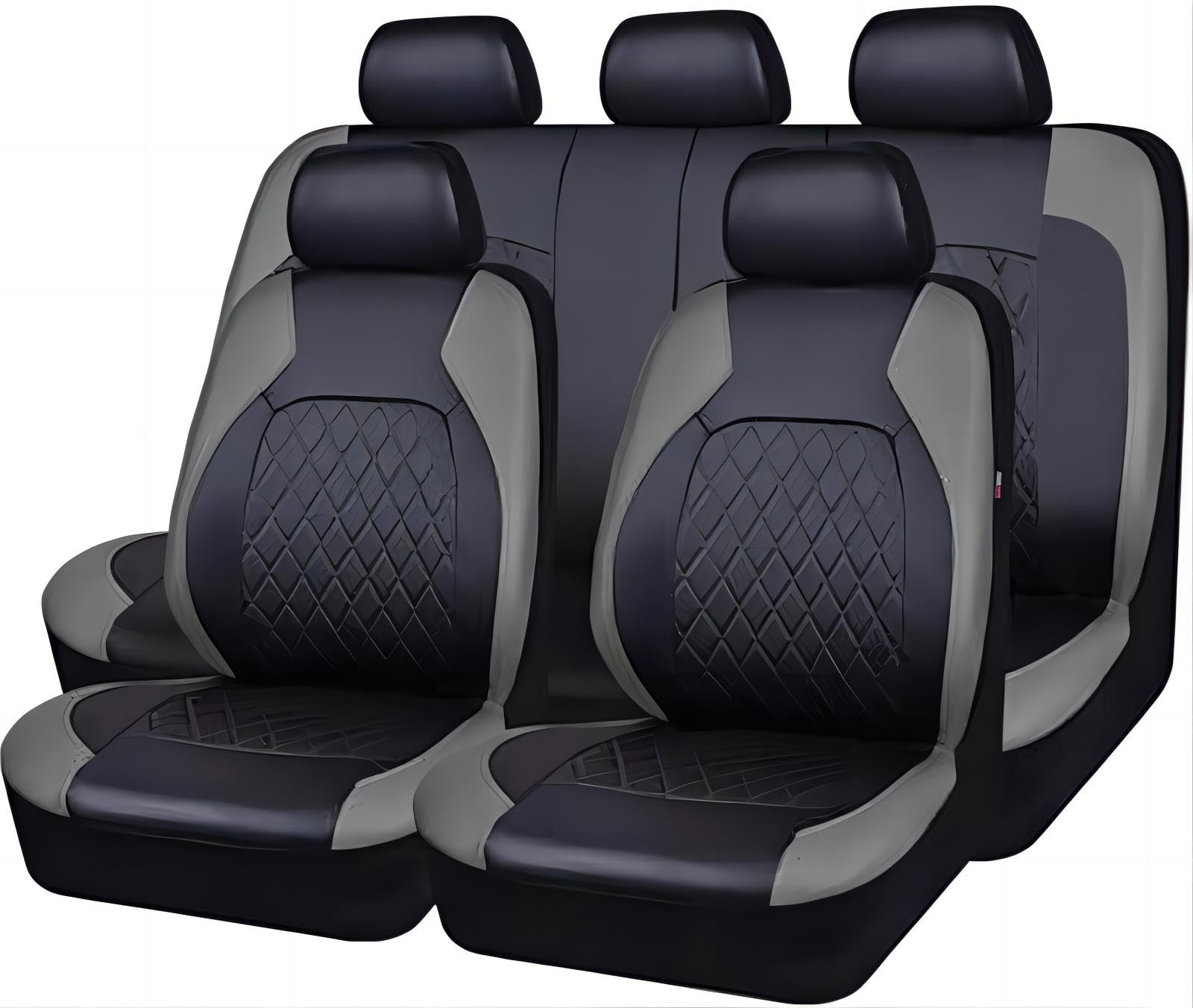 Alice66 Auto Sitzbezüge für VW Touran 1.Gen (1T) 2006-2010 2011 2012 2013 2014 2015 5-Seats, Komfortabel Wasserdicht Sitzbezüge Auto Hautfreundliche Textur Autositzbezüge Sitzschoner, Auto Zubehör von Alice66