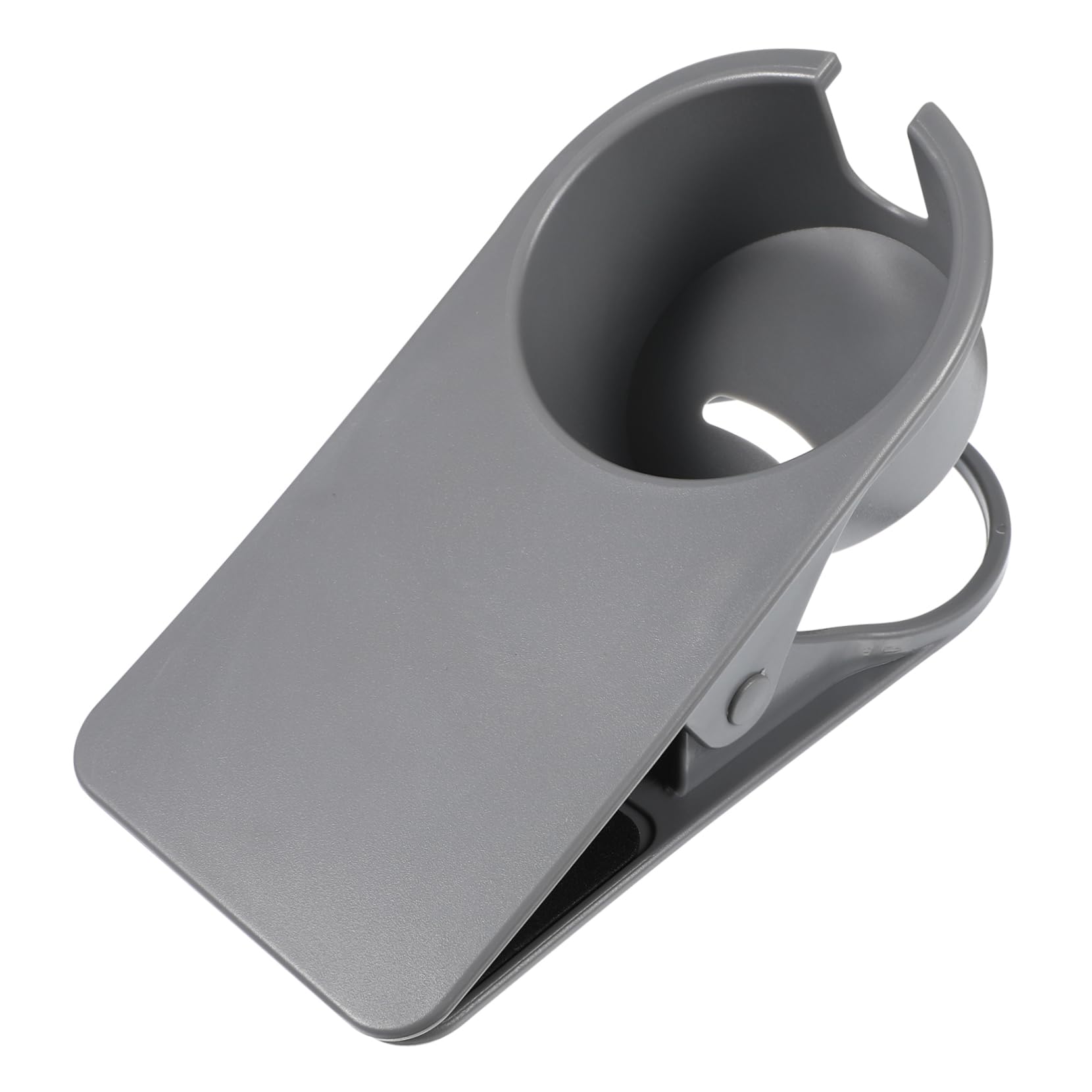 Alipis 1Stk Tisch Getränkehalter Clip Halterung für Kaffeebecher Schreibtisch Tisch Tassenständer schreintischorganizer Schreibtisch Organiser Becherfixierer Rostfreier Stahl Grey von Alipis