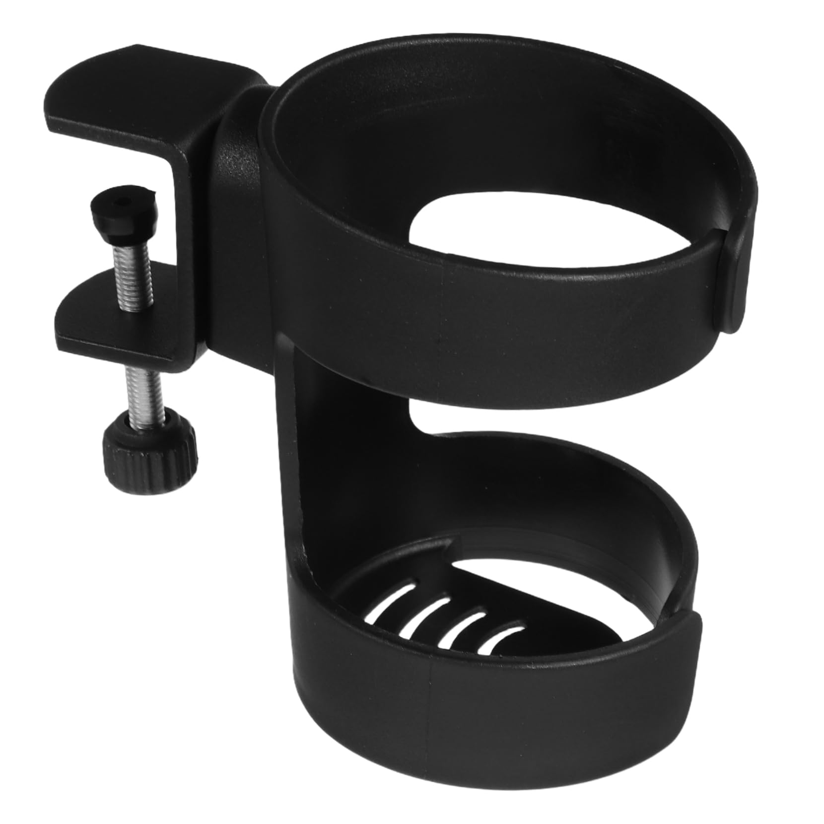 Alipis Wasserbecherhalter für den Schreibtisch Schoßbecherhalter Kaffeebar Tischbecherhalter Klemmbarer Becherhalter Marine Cup -Halter für Boote Getränkehalter am Nachttisch Black von Alipis