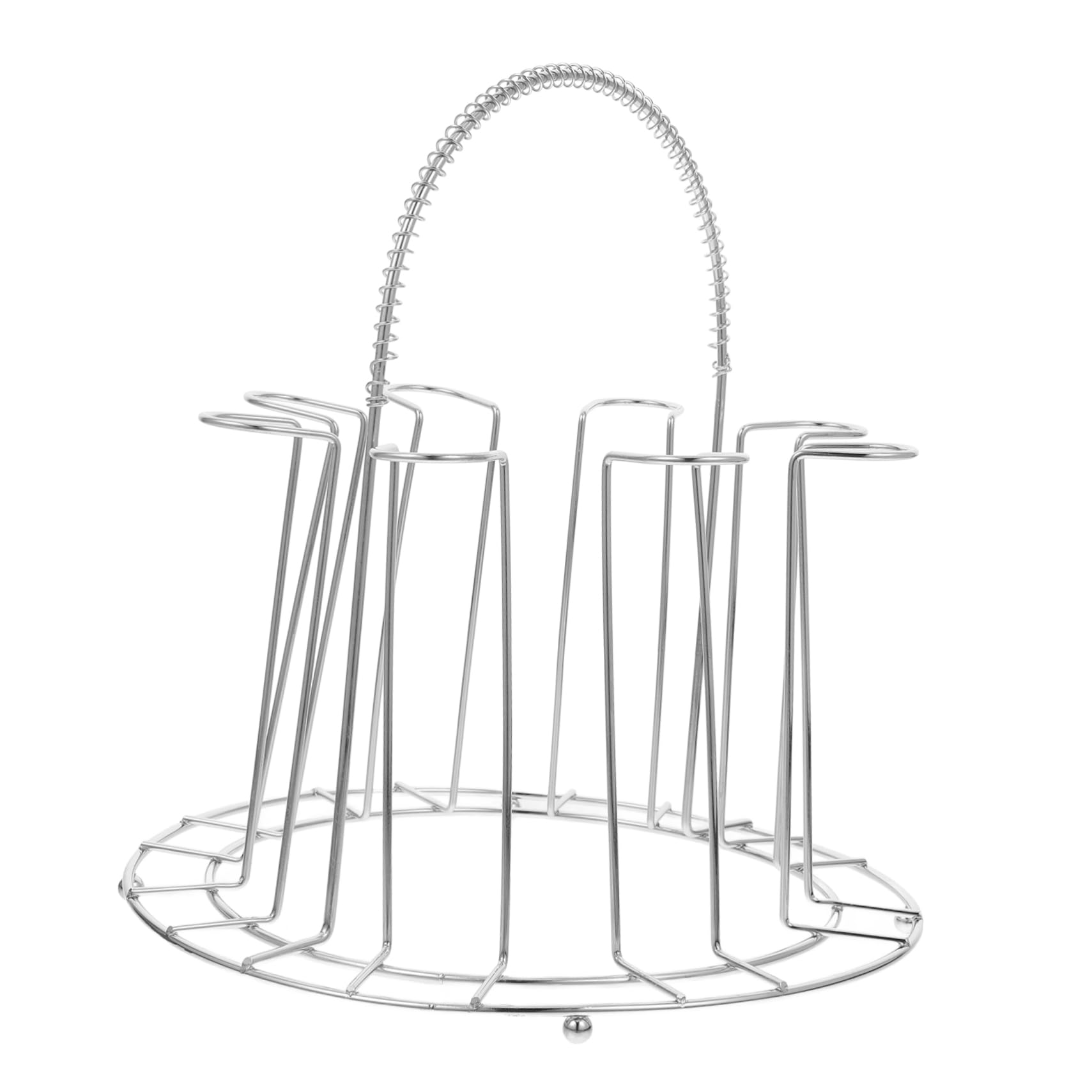 Alipis Weinglashalter Besteckhalter Weinglas Halterung Wein Gläser Organizer Kaffeetassenhalter für Küche Halter für Flaschenorganisatoren Glashaltergestell Teetassenhalter Eisen Silver von Alipis