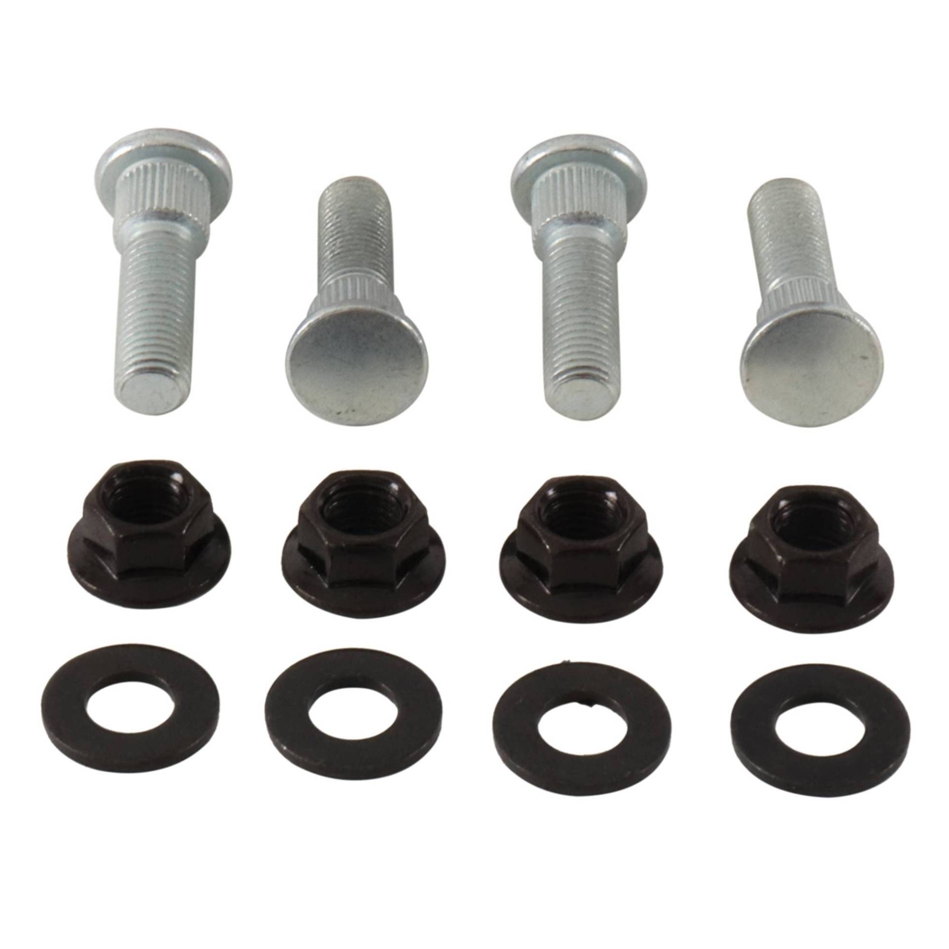 All Balls Racing Radbolzen und Mutter Kit 85-1004 kompatibel mit/Ersatz für Yamaha YFM350 Raptor 2004-2006, YFM350 Warrior 1989-2004, YFM660R Raptor 2001-2005, YFS200 Blaster 199 5-2006 von All Balls