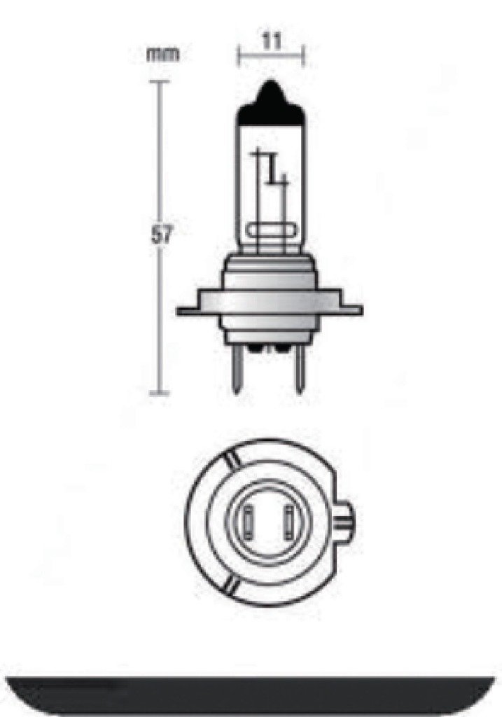 All Ride 871125228563 Birne CarLight 12 V H7 55 W von All Ride