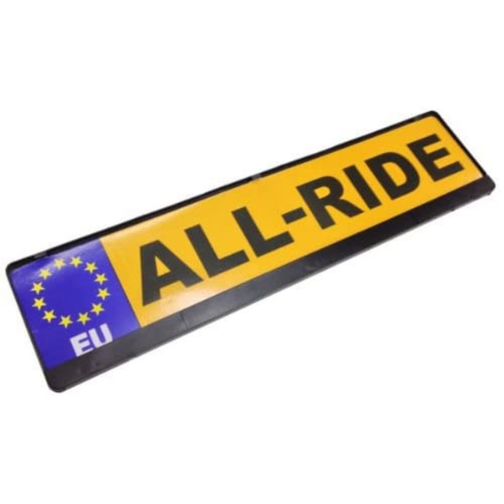 All Ride 871125237964 Kennzeichenhalter schwarz von All Ride