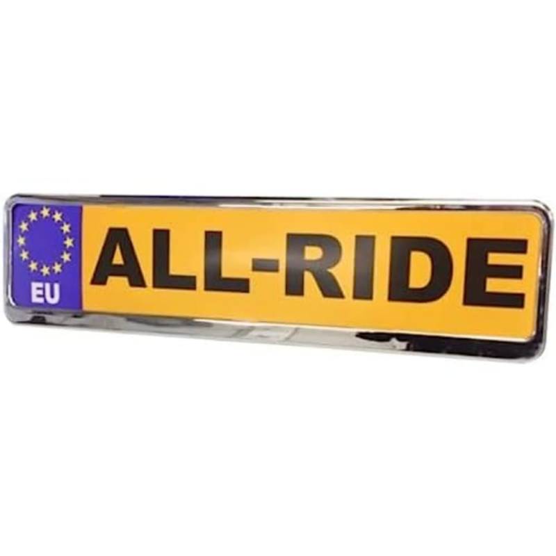 Kennzeichen (Nummernschild) Surround Chrome von All Ride