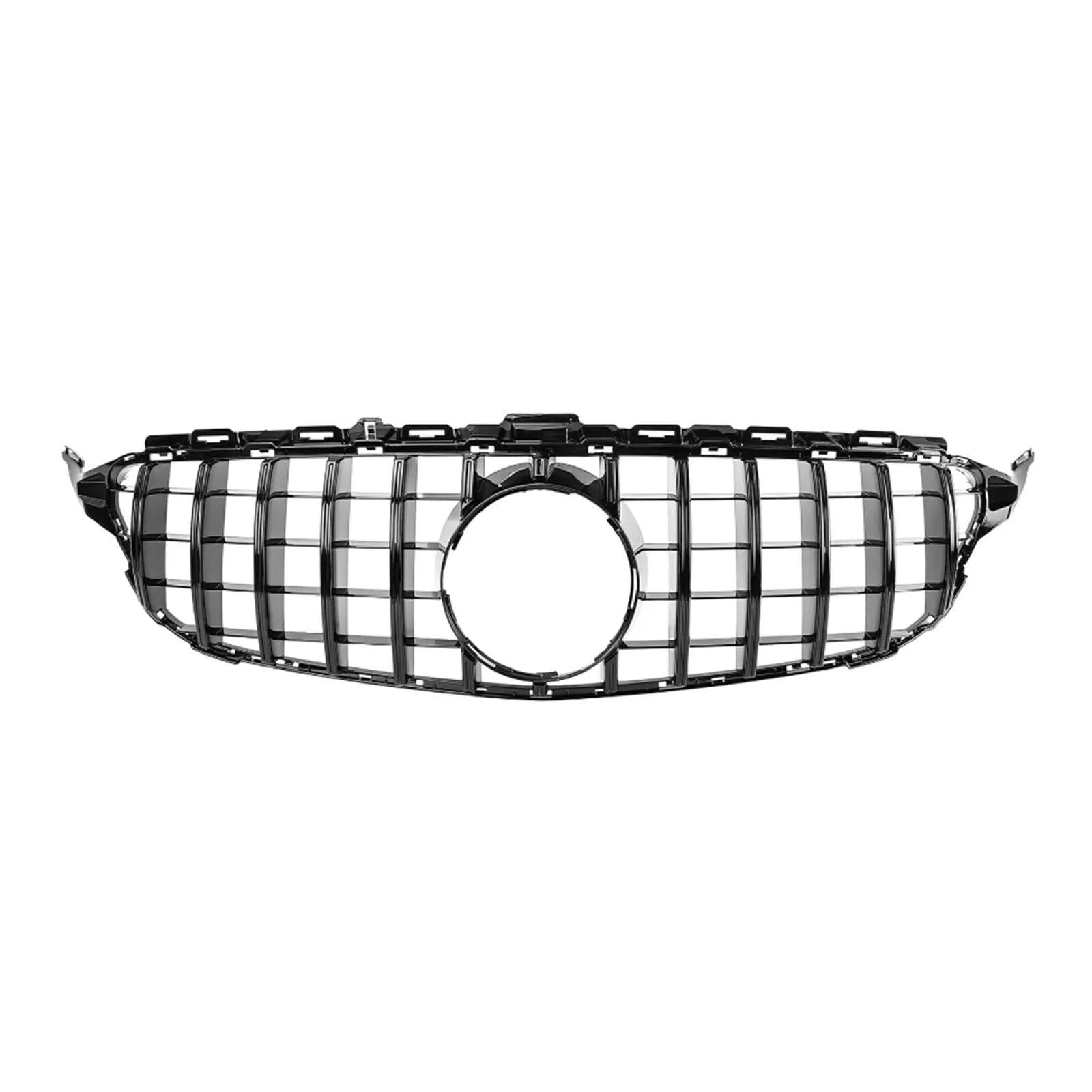 ALLEquip Kühlergrill Schwarz, passend für Mercedes C-Klasse W205 S205 2014-2018 Panamericana von AllE quip