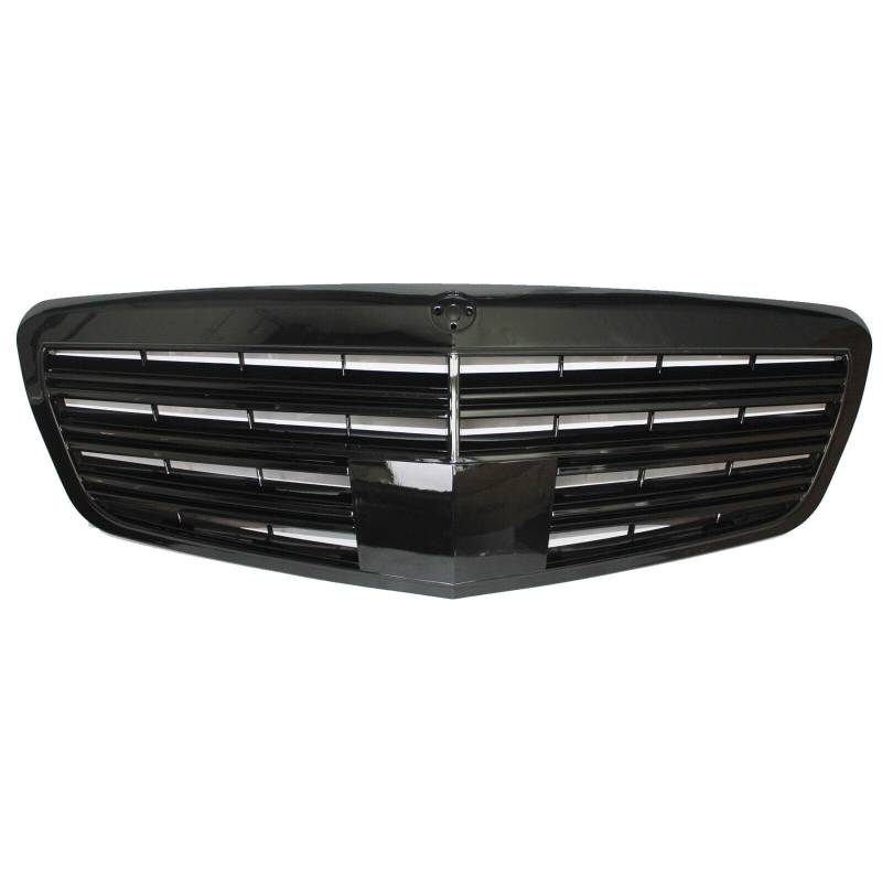 Kühlergrill Grill Sport Schwarz glanz kompatibel mit S Klasse W221 AMG S65 Optik Facelift Baujahr 05/2009-05/2013 von AllE quip