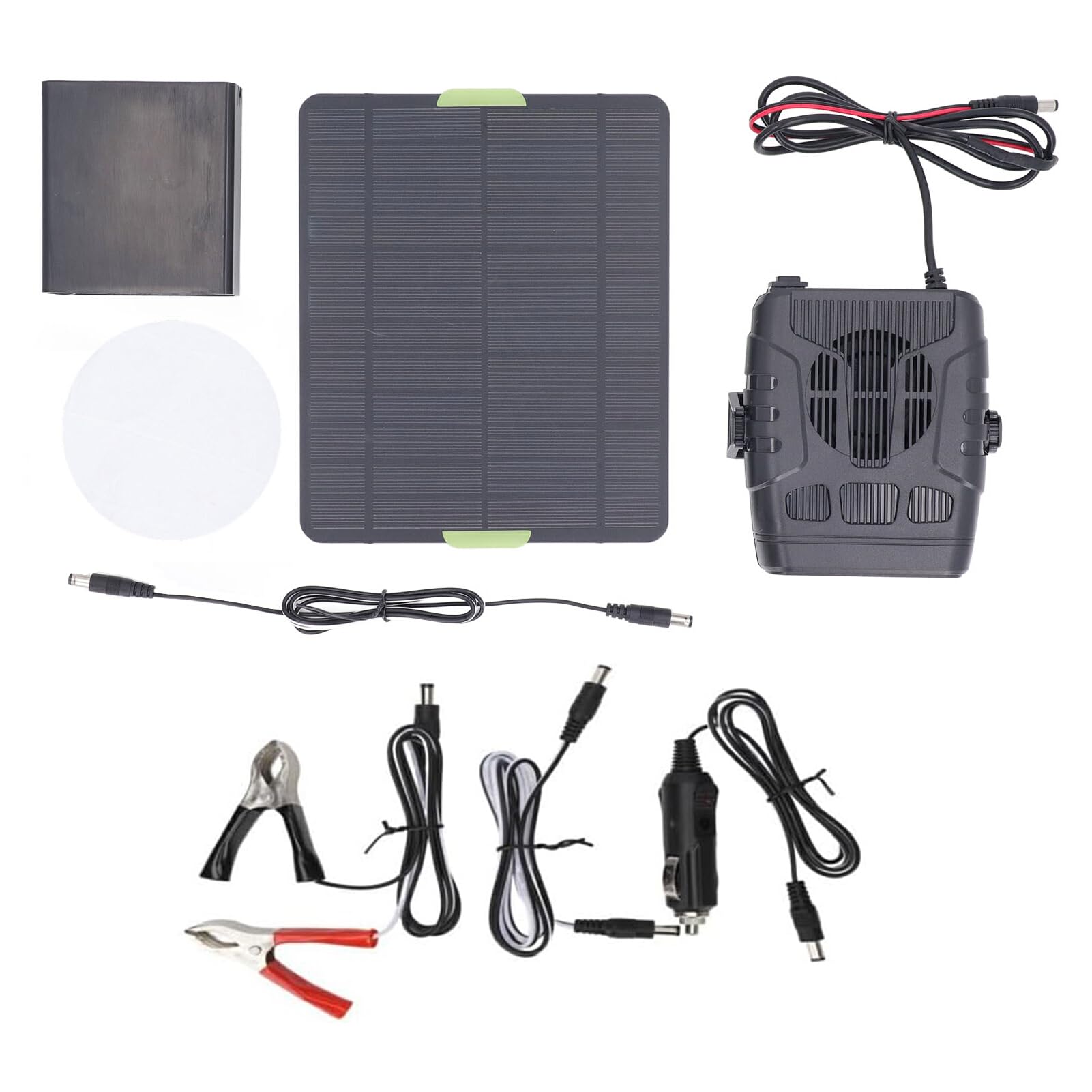 Allayu Schwarzes Solarpanel, effizient ohne Stromquellen, schwarzes tragbares Auto, Winter Schnee Lösung, Panel Heizung, Solar Solar Auto, B von Allayu