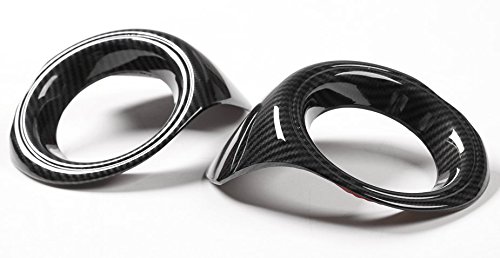 Carbon Innendekoration Decal Frame Cover Trim für Ford Mustang 2015+ (Front Fog Light Ring Trim) von ALLOY