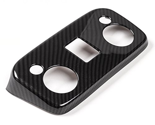 Carbon Innendekoration Decal Frame Cover Trim für Ford Mustang 2015+ (Reading Light Panel Cover) von ALLOY