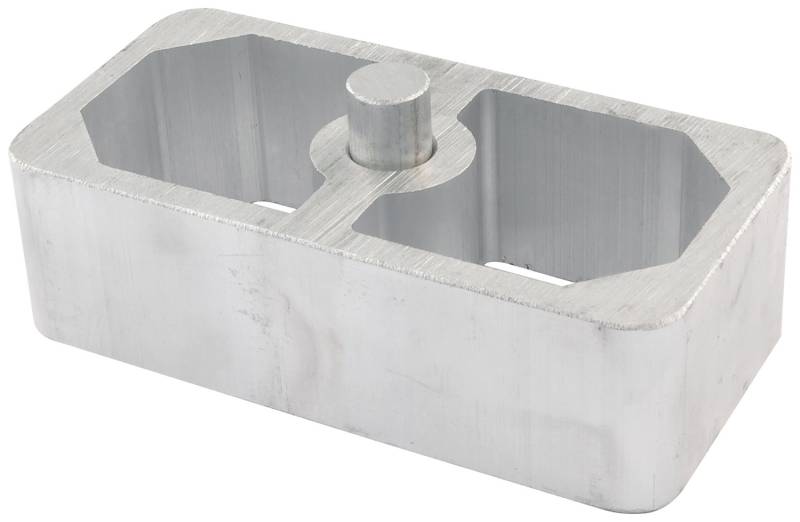 Allstar ALL56131 Tieferlegungsblock, 6,3 cm breit x 12,7 cm lang x 3,8 cm hoch, 1,4 cm Stiftdurchmesser, extrudiertes Aluminium von Allstar Performance