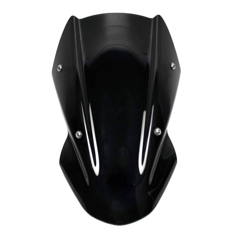 Almencla Motorrad Windschutzscheibe Windabweiser Windschild Verkleidung für Kawasaki Z650 2017-2019 - Schwarz von Almencla