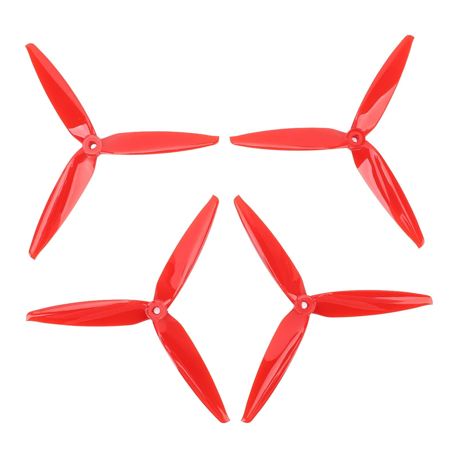 10 Paar 7040 Blattpropeller Polycarbonat Ersatzblatt-Drohnenpropeller mit Effizienz für FPV-Renndrohnen (Rot) von Alomejor