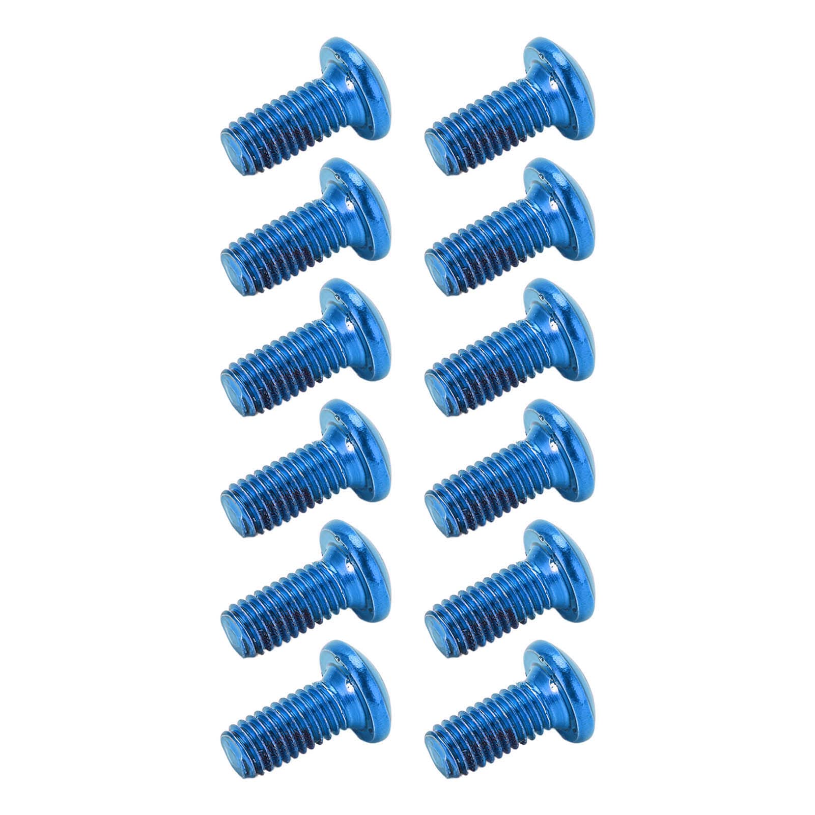 12 -pcs -Legierungsstahl -Fahrradscheibenscheiben -Rotorschrauben mit 12 Schrauben Set Radscheibenbremsbremse Legierung Stahl für Mountainbike (BLUE) von Alomejor