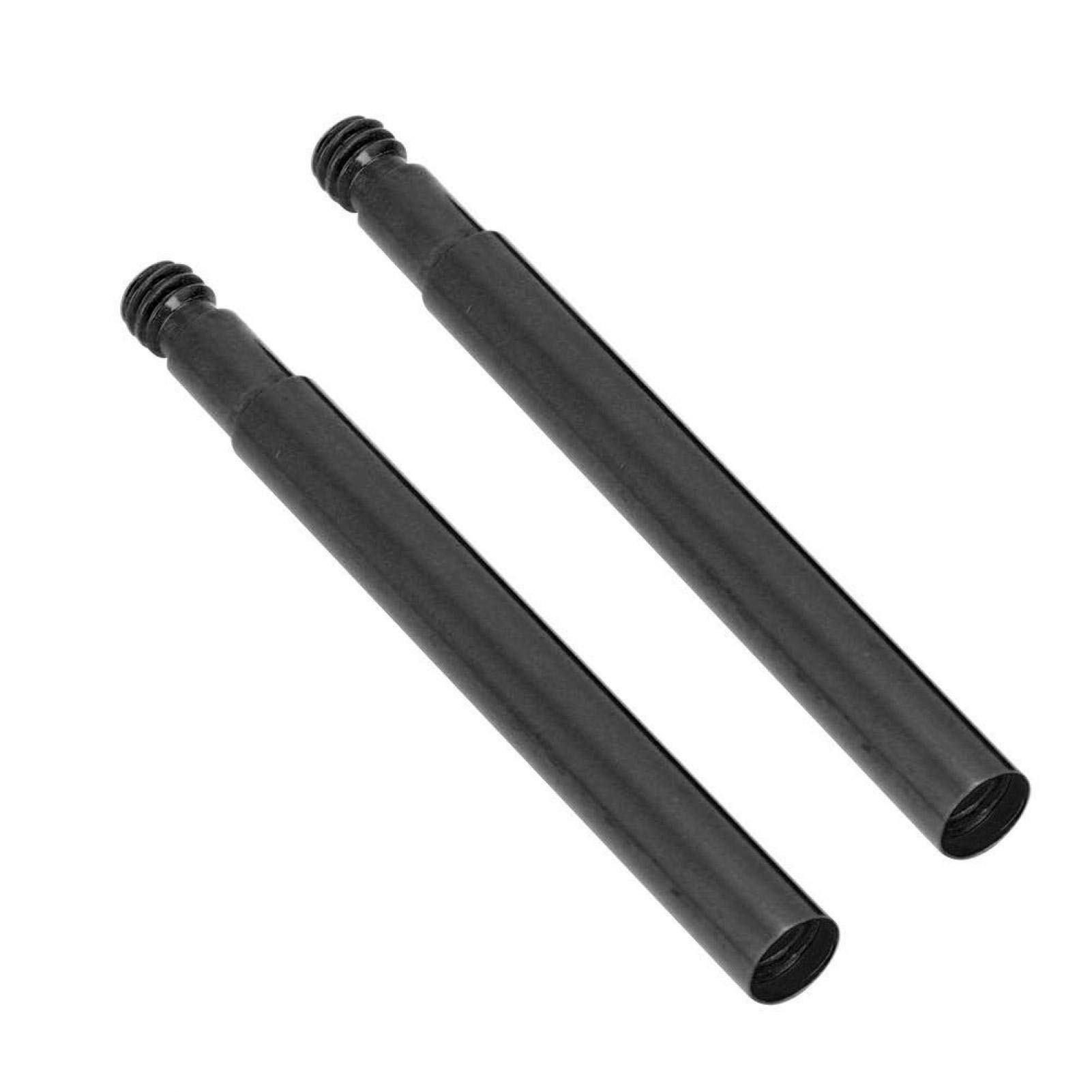 2Pcs 60mm Fahrrad Presta Valve Extender Innenreifenventile Extension Bike Zubehör(schwarz) von Alomejor