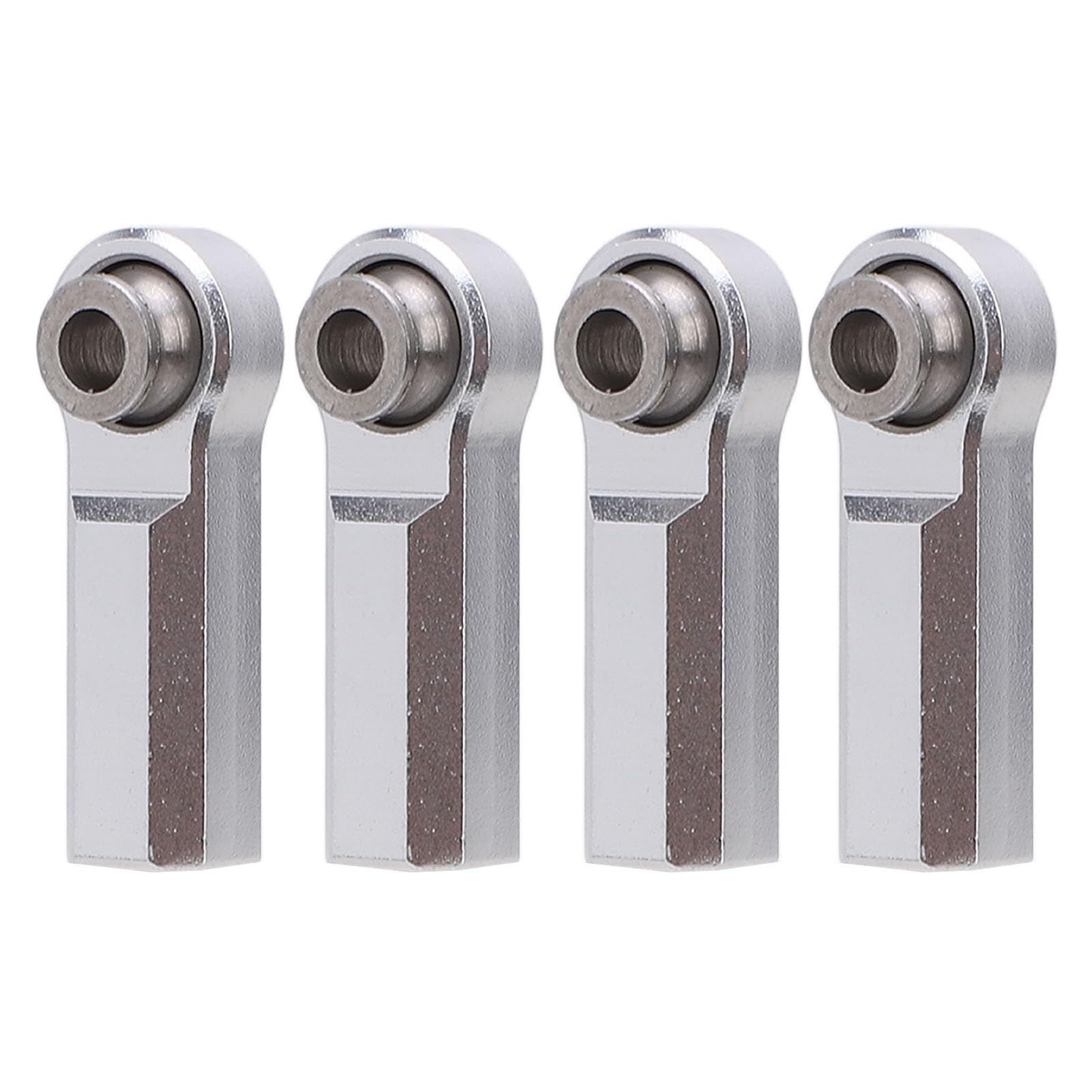 4PCS RC Car Metallkugelgelenk, Legierung 7,0 Mm Durchmesser mit Geradem M4-Gewinde für 1/10 Modellauto (SILVER) von Alomejor