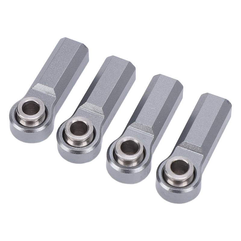 4PCS RC Car Metallkugelgelenk, Legierung 7,0 Mm Durchmesser mit Geradem M4-Gewinde für 1/10 Modellauto (Ti-Farbe) von Alomejor