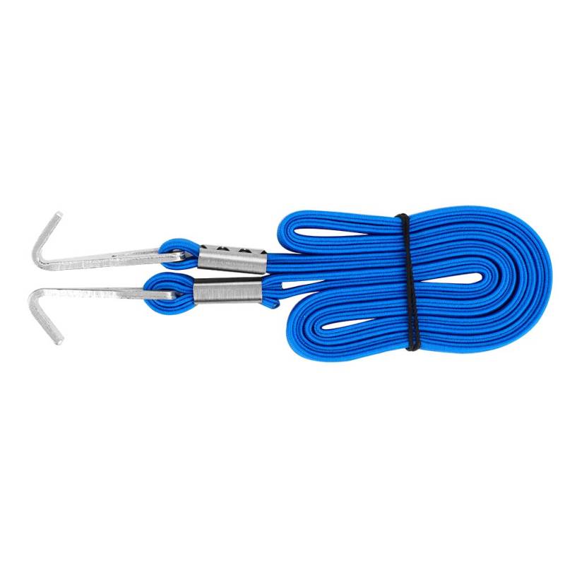 Alomejor Fahrrad Gepäckgurt Stretch Elastische Spannungs Bänder mit Haken Dauerhaftes Radfahren Fahrrad Gepäckspanner Spanngurt mit Haken(Blau) von Alomejor